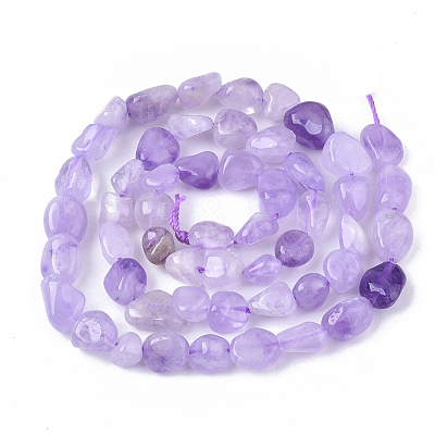 Natural Lavender Amethyst Beads Strands G-S363-053-1