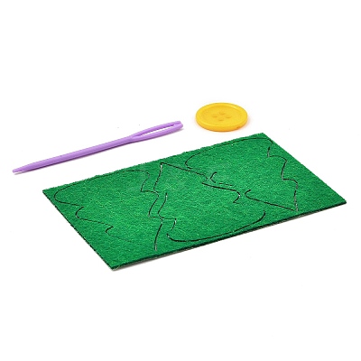 DIY Non-woven Christmas Theme Bag Kits DIY-Q031-01A-1