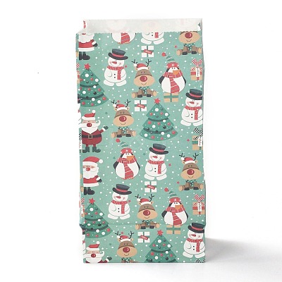 Christmas Theme Rectangle Paper Bags CARB-G006-01G-1