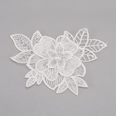 Milk Fiber Lace Embroidery Costume Accessories DIY-WH0019-55-1