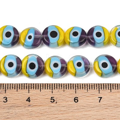 Handmade Evil Eye Lampwork Beads LAMP-C028-01A-03-1