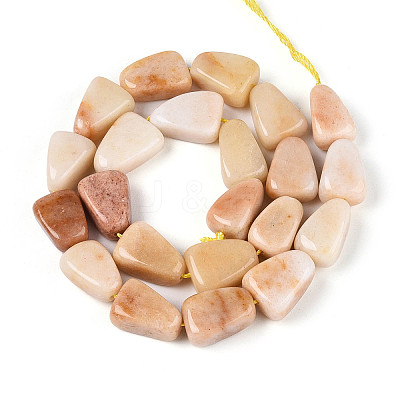 Natural Topaz Jade Beads Strands G-N354-02B-01-1