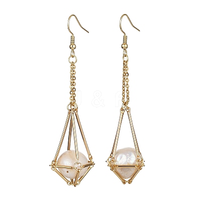 Brass Earring Hooks with Tray EJEW-JE05582-01-1