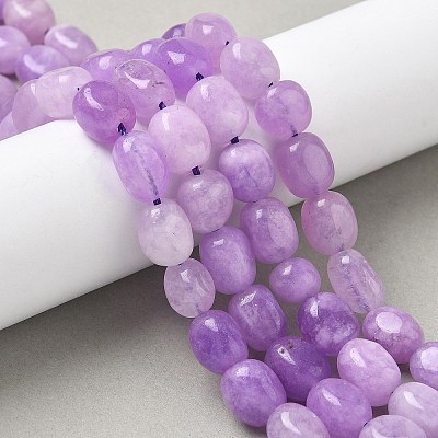 Dyed Natural Malaysia Jade Beads Strands G-P528-I10-01-1