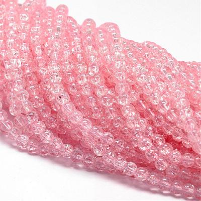 Synthetic Crackle Quartz Beads Strands CCG-K001-8mm-01-1