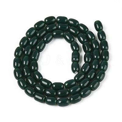 Opaque Glass Beads Strands GLAA-T028-14P-05-1