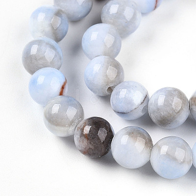 Natural Persian Jade Beads Strands G-A255-A02-01A-1