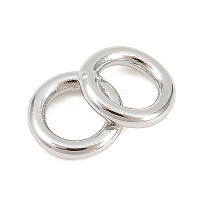 Brass Closed Jump Rings KK-D257-01P-06-1