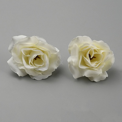 Cloth Imitation Rose Blossom AJEW-WH0083-22A-1