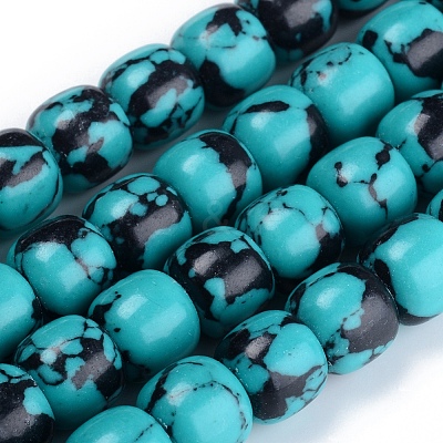 Synthetic Turquoise Beads Strands G-E266-09A-01-1