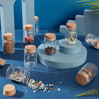Glass Cork Bottles Ornament DIY-WH0430-987B-1