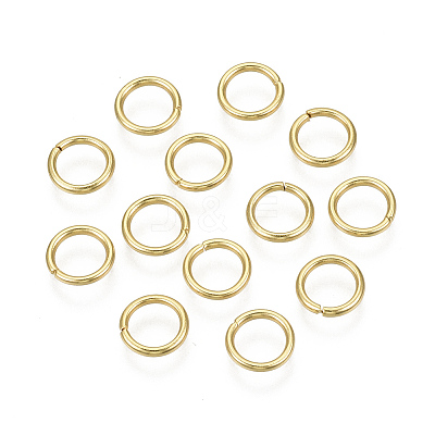 304 Stainless Steel Open Jump Rings X-STAS-R060-7x1-1