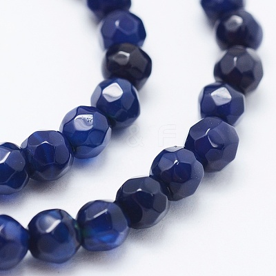 Natural Agate Beads Strands G-E469-12-1
