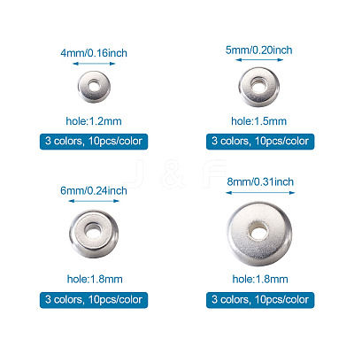 304 Stainless Steel Spacer Beads STAS-TA0004-69-1