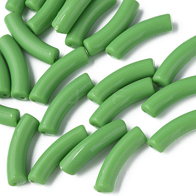 Opaque Acrylic Beads MACR-S372-002B-15-6437-1
