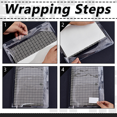 Rectangle A5 PVC Book Covers OFST-WH0050-012-1