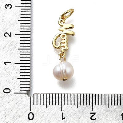 Brass Pendants KK-B132-06G-1