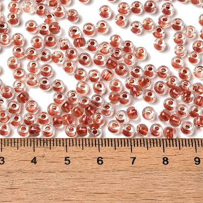 6/0 Transparent Inside Colours Glass Seed Beads SEED-P006-01A-05-1