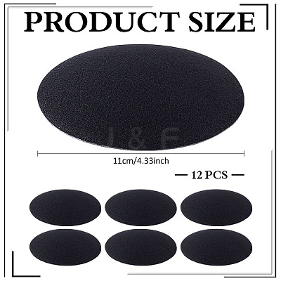 Cloth Round Fascinator Hat Base for Millinery Magic AJEW-WH0270-739B-1
