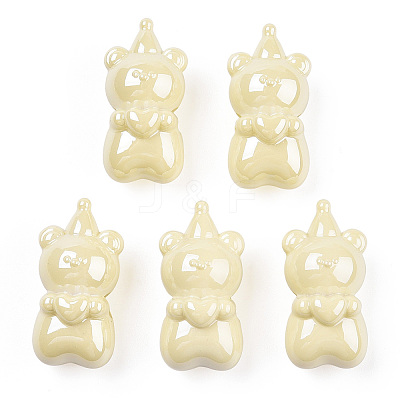 Opaque Acrylic Beads LS-MACR-N017-29-1