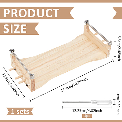 1Bag DIY Wood Knitting Tool DIY-BC0017-74-1