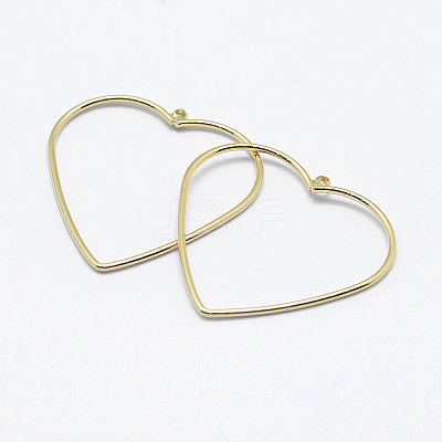 Brass Pendants KK-F727-28G-NF-1