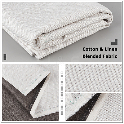 Cotton & Linen Blended Fabric DIY-WH0591-045-1