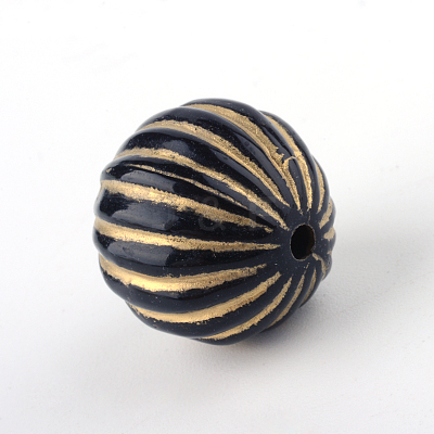 Round Plating Acrylic Beads PACR-Q102-143B-1