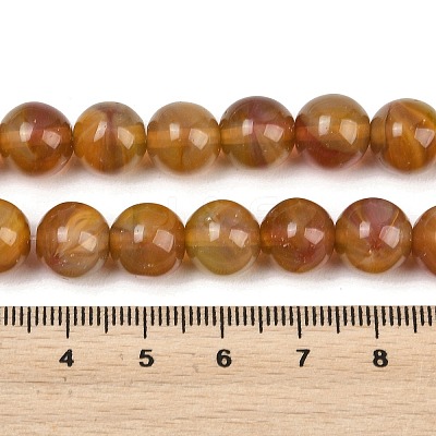 Handmade Lampwork Beads Strand LAMP-B056-10mm-05-1
