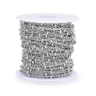 Tarnish Resistant 304 Stainless Steel Cable Chains CHS-H020-02P-1