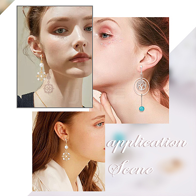 12Pcs 6 Style Brass Clip-on Earring Findings DIY-SC0021-28-1