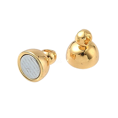 Oval Brass Magnetic Clasps KK-B160-36G-1