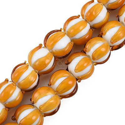 Handmade Lampwork Beads Strands LAMP-N021-44C-1