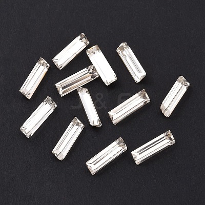 Glass Rhinestone Cabochons GGLA-P002-10B-07-1