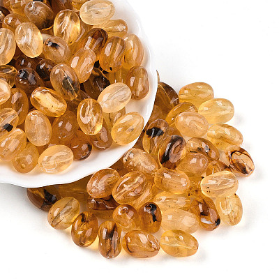 Transparent Acrylic Beads TACR-T028-38F-1