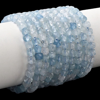 Natural Aquamarine Beads Strands G-P629-C01-01-1