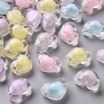 Transparent Acrylic Beads X-TACR-S152-08A-1
