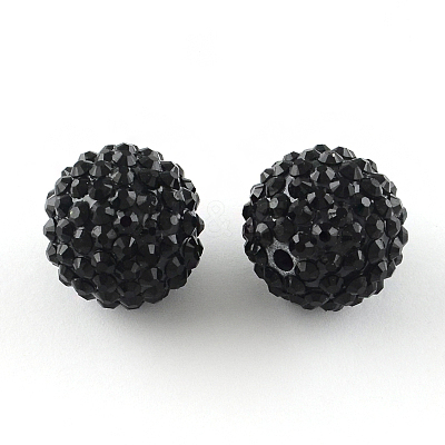 Resin Rhinestone Beads RESI-S315-16x18-01-1