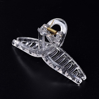 Transparent Plastic Large Claw Hair Clips PHAR-F016-09-1