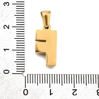 Golden 304 Stainless Steel Pendants STAS-K300-01G-F-1