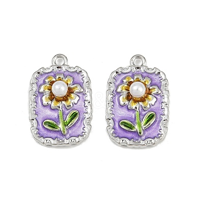 Alloy Enamel Pendants PALLOY-P311-01C-P-1