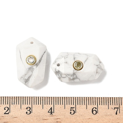 Natural Quartz Crystal Faceted Pendants G-B151-02F-1