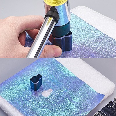 Stainless Steel Leather Punch Sketching Art Tools TOOL-WH0118-04-1