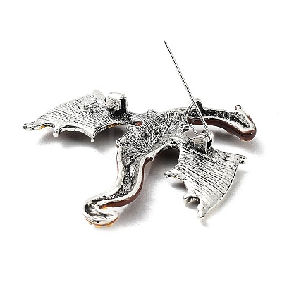 Dragon Alloy Brooch JEWB-K018-13AS-02-1