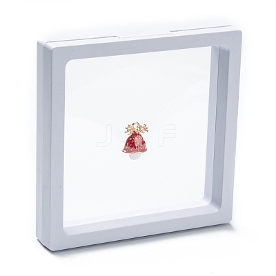 Square Transparent PE Thin Film Suspension Jewelry Display Stands CON-D009-02B-01-1