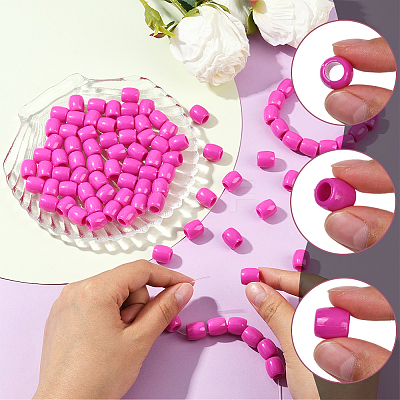120Pcs Opaque Resin Beads FIND-SC0019-26B-1