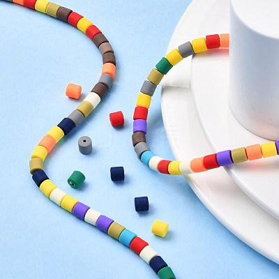 Polymer Clay Bead Strands CLAY-T001-C28-1