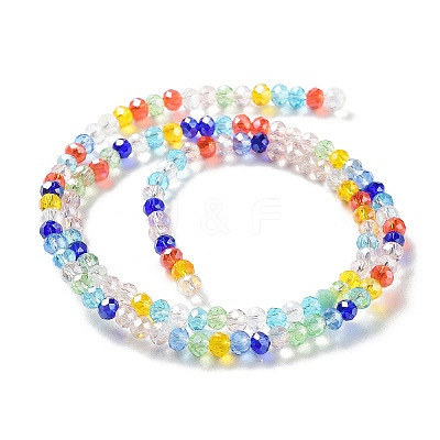 Glass Beads Strands EGLA-A034-M4mm-46-1