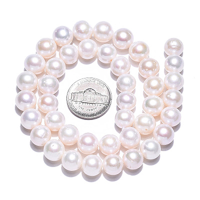 Natural Cultured Freshwater Pearl Beads Strands PEAR-N016-09C-1