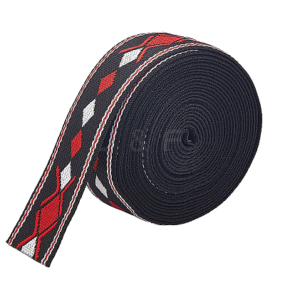 5 Yards Polyester Ribbon OCOR-WH0003-024A-1